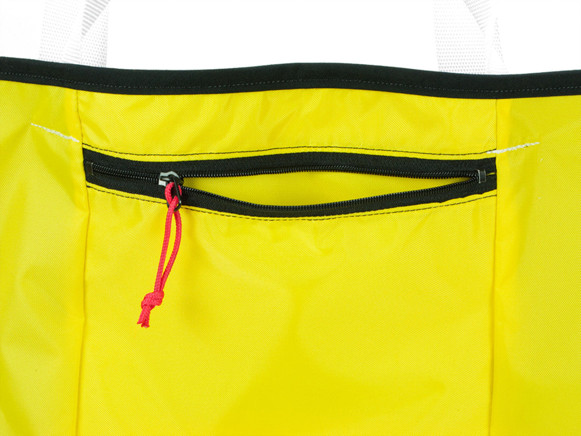 Interior view of Tabor Tote showing zipper pocket - North St. Bags all-groups