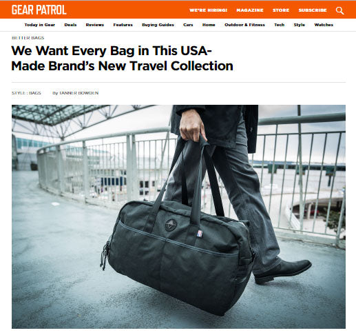 screenshot of outdoor gear article