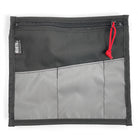 Large Internal Organizer showing zipper pull and sleeve pockets. - North St Bags