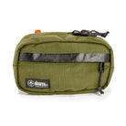 Front view of Pioneer 9 Handlebar Pack in Olive & Black