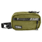 pioneer 9 hip pack in olive green with black accent and north st label