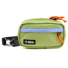 pioneer 9 hip pack in sage green with blue accent and north st label
