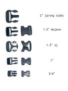 Replacement buckle parts of various sizes and styles. - North St. Bags all-groups